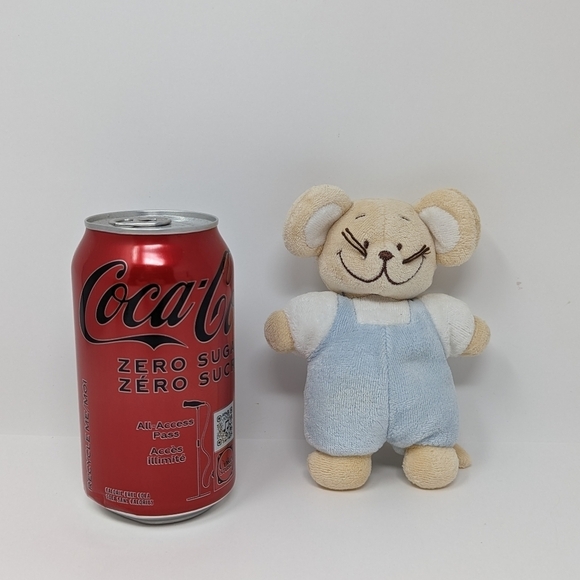 Jacadi Mouse Plush Small Baby Rattle - Picture 3 of 3